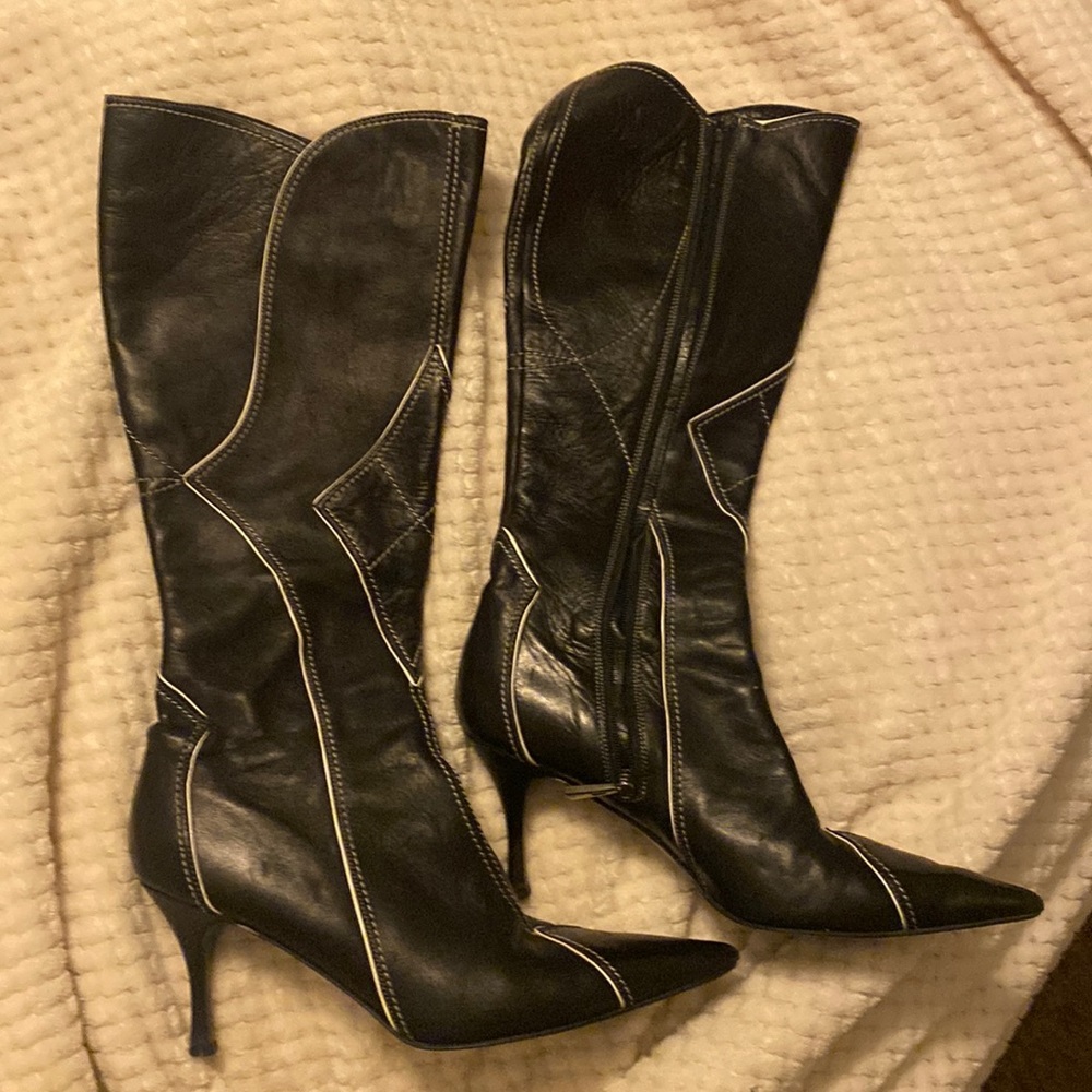 Claudia Ciuti leather boots. Made in Italy. Great shape.